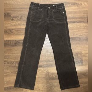 Kuhl Corduroy Cords Pants Women’s 8 Regular Granite Gray cute pockets & details